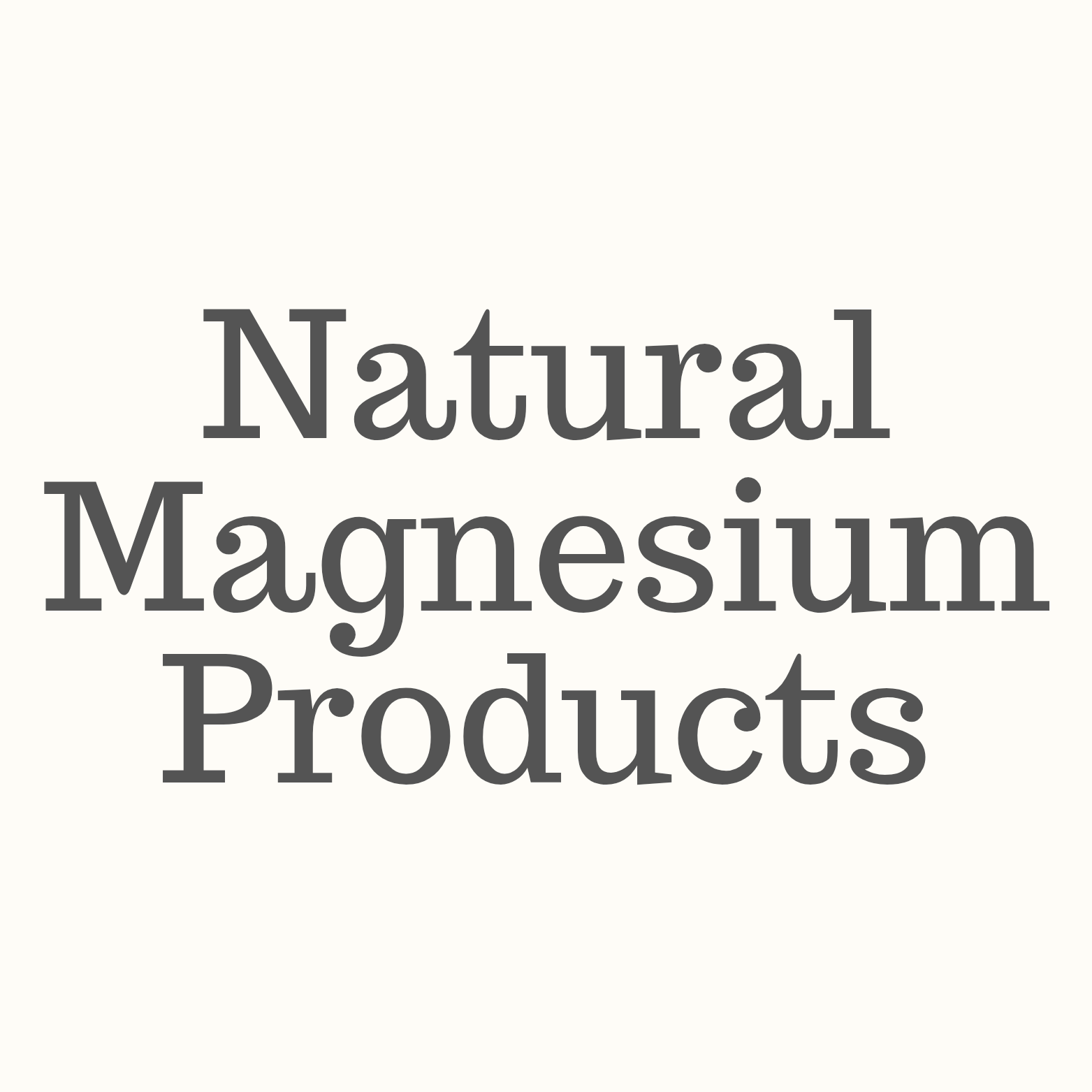 Natural Magnesium Products