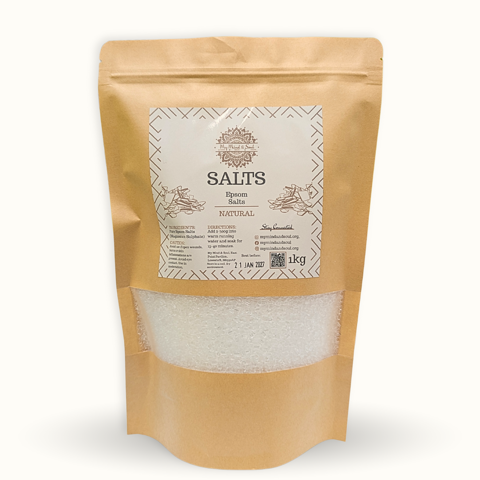 SALTS (1kg Epsom Salts)